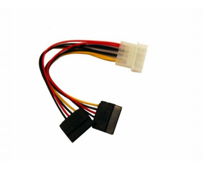 Przejściówka Gembird Przejściówka Molex - 2x SATA (zasilanie)